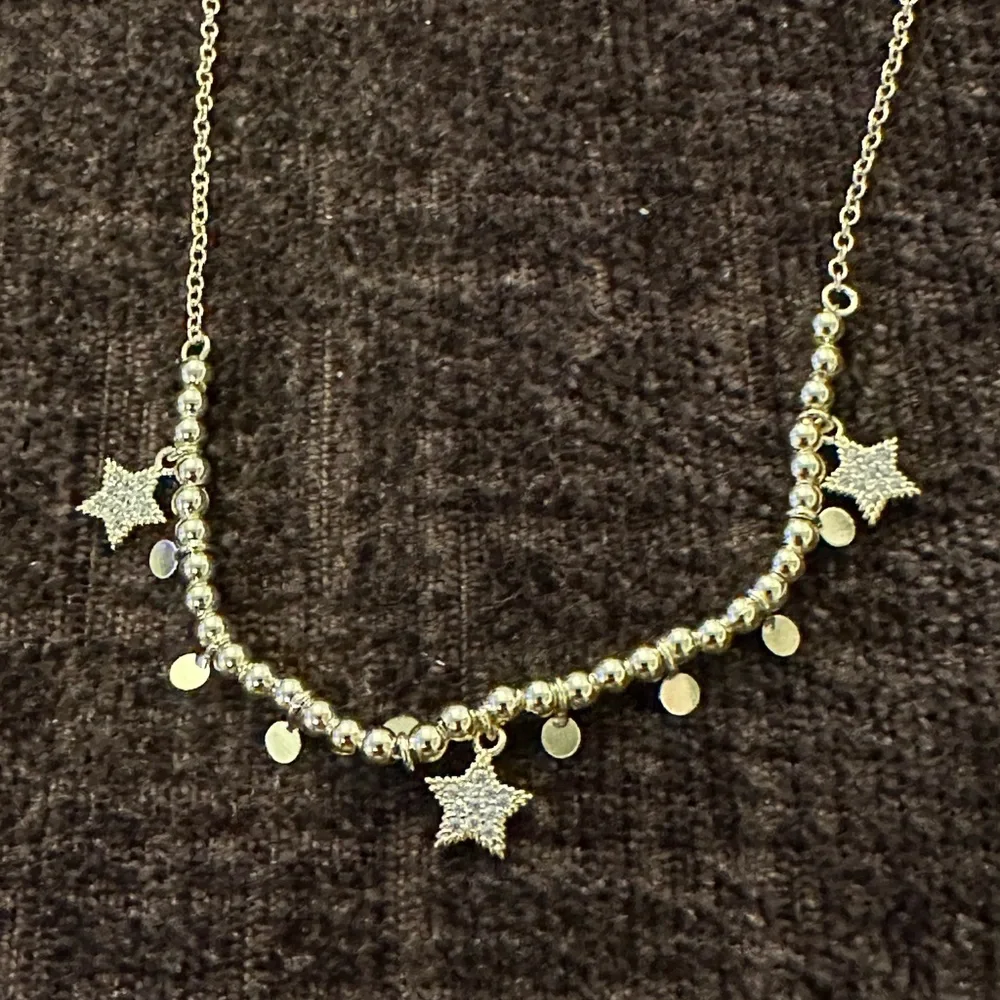 Girls necklace and bracelet‎ set. LMTS Beaded and crystal star design